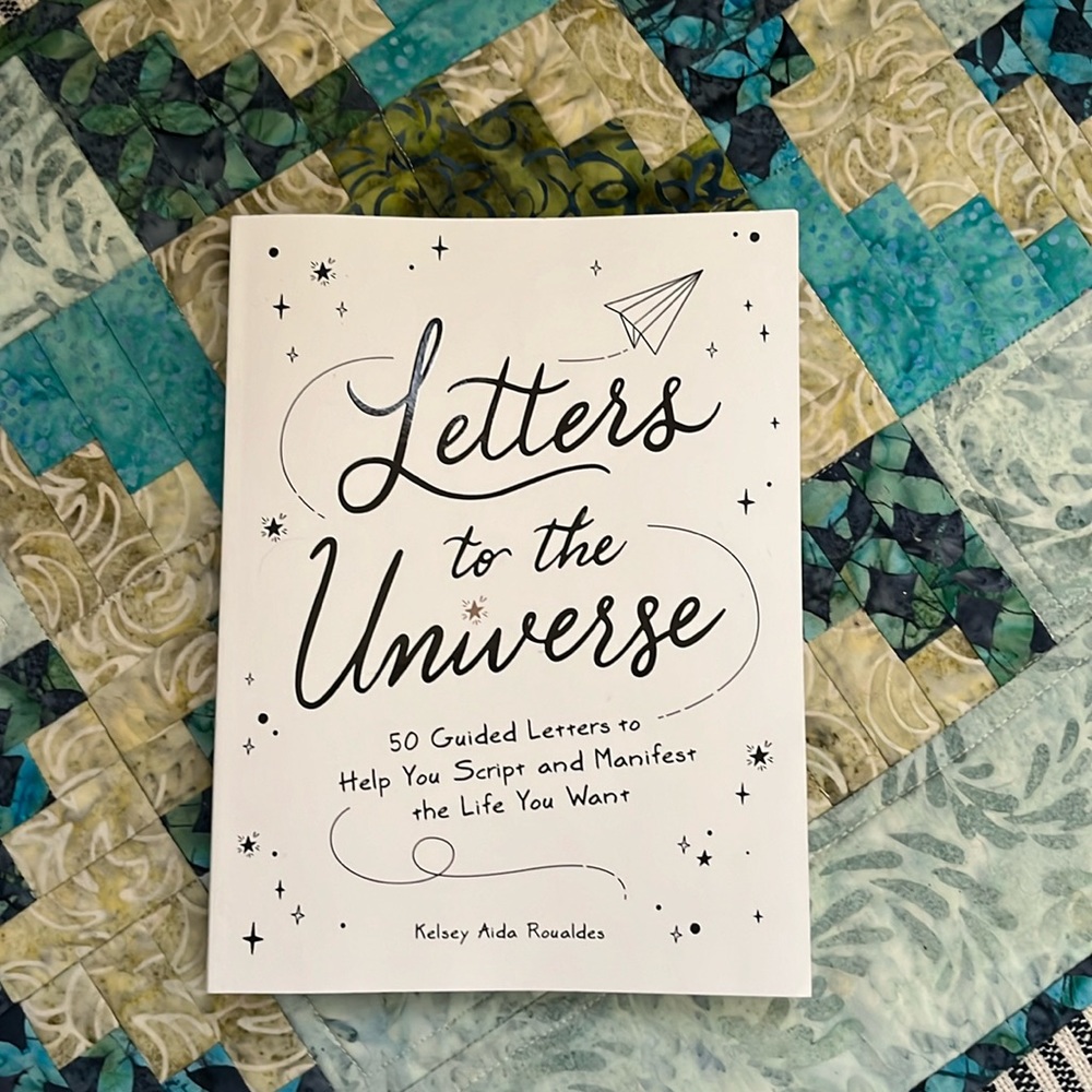 Letters to the Universe book - guided letters journal